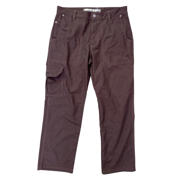 Icebreaker Wool Blend Cargo Pants Men’s Brown Gorpcore Casual - Picture 1 of 8